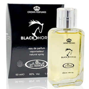 Crown Perfumes Парфюмерная вода для мужчин Black Horse Чёрная лошадь древесный, цитрусовый, пряный, спрей 50 мл 12
