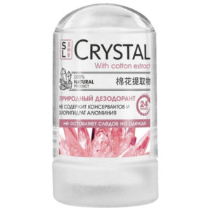 Дезодорант кристалл с экстрактом хлопка Secrets Lan Crystal 24 часа 60 г 12