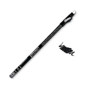 Rimalan Карандаш косметический для глаз с точилкой Cosmetic Pencil, PS 202, тон чёрный, дерево 6