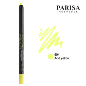 Карандаш для век Parisa Neon demon тон 604 acid yellow 1.2 г 10