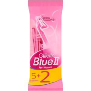 Gillette Blue 2 Бритвы одноразовые безопасные для женщин, увлажняющая полоска (5+2 шт в пакете) 13