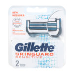 Gillette Skinguard Sensitive Кассеты сменные для безопасных бритв (2 шт) для чувствительной кожи 1