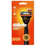 Gillette Fusion 5 Power Бритва безопасная для мужчин со сменными кассетами (1 шт) + элемент питания 1