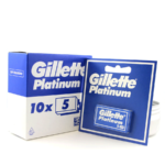 PG Gillette Platinum Набор лезвий сменных для безопасных бритв (10*5 шт) 2