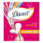 Discreet Normal Прокладки гигиенические женские на каждый день дышащие 0% perfume (60 шт) 1