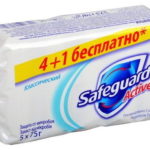 Safeguard Мыло туалетное классическое ослепительно белое с антибактериальным эффектом (5 х 70 г), 350 г 1