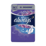 Always Platinum Ultra Прокладки гигиенические женские ультратонкие Night ночные (22 шт), размер 4 1