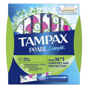 Tampax Тампоны гигиенические с аппликатором Pearl Compak Super, 16 шт 3