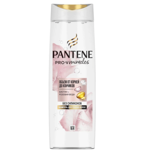 PG Pantene Miracles Шампунь для тонких волос, биотин + розовая вода, пэт 300 мл 1