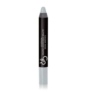 Golden Rose 52 Тени-карандаш для век водостойкие с блёстками Glitter Eyeshadow Crayon, тон 52 серебристый 12