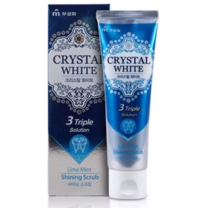 Mukunghwa Crystal White Отбеливающая зубная паста с ароматом лайма и мяты, 110 г 7