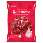 Карамель леденцовая Ilkwang Collagen Pomegranate Candy с коллагеном и соком граната 250 г 1