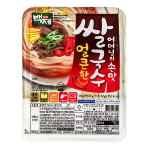 Корейская рисовая лапша Baekje Rice Noodle with Spicy Flavour острый вкус 92 г 10