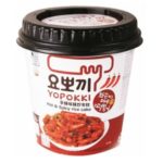 Yopokki Токпокки остро-пряный (мягкие рисовые палочки с соусом) Hot&Spicy Topokki, стакан 120 г 2