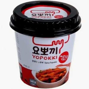 Yopokki Токпокки сладко-острый (мягкие рисовые палочки с соусом) Sweet&Spicy Topokki, стакан 140 г 3
