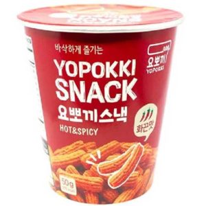 Yopokki Снеки остро-пряные Hot & Spicy из рисовой муки с пастой чили, 50 г 3