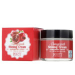 Jigott Крем для лица Pomegranate Extract осветляющий, увлажняющий с экстрактом граната Shining Cream, стекло 70 мл в футляре 2
