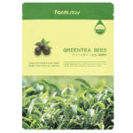Farmstay Маска тканевая для лица Green Tea Seed антиоксидантная, с экстрактом семян зеленого чая, 23 мл 1