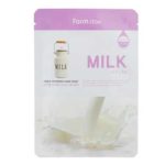 Farmstay Маска тканевая для лица Milk с молочными протеинами (осветляющая, очищает, питает, тонизирует и увлажняет кожу), 23 мл 2