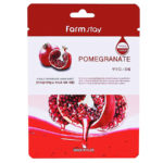 Farmstay Маска тканевая для лица Pomegranate увлажняющая, с экстрактом граната, 23 мл 2