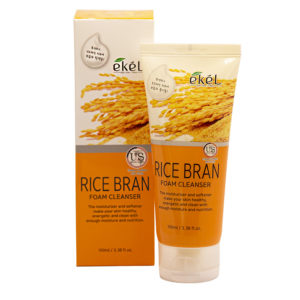 Пенка для умывания Ekel Rice Brain с рисовыми отрубями смягчение и увлажнение 100 мл 6