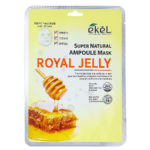 Ekel Маска тканевая ампульная Royal Jelly тонизирующая, омолаживающая, с экстрактом маточного молочка, 25 г 2