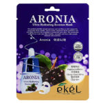 Ekel Маска тканевая Aronia увлажняющая, разглаживающая, с черноплодной рябиной, 25 мл 1