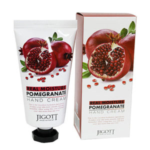 Jigott Крем для рук Pomegranate увлажняющий с экстрактом граната Real Moisture Pomegranate Hand Cream, туба 100 мл (Республика Корея) 7