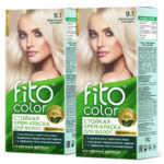 Набор Fito косметик Fito Color Крем-краска стойкая для волос 9.1 пепельный блондин, 1 шт 1